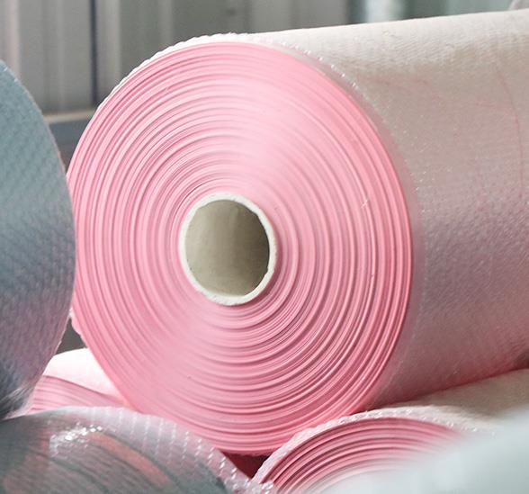 粉色塑料包装膜